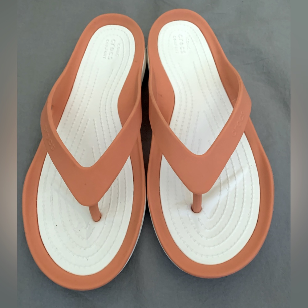 Crocs Orange Women’s Flip Flop Sandals